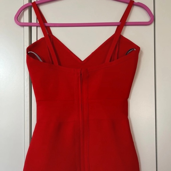 Amazon Red Dress Herve Leger Style - Picture 5 of 5